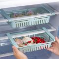 Adjustable Fridge Storage Basket Expandable Rack Plastic Space Saver Food Organizer Tray. 