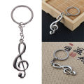 Chain Treble Pendant Key Music Note Keychain Keyring. 