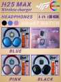 H25Max series 9 Smart watch With 4 straps with Blutooth Head phone. 