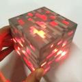 Minecraft Light-up Square Diamond Ore LED Light Toys as Xmas Gifts. 