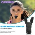 Portable Breathing Trainer Breathing Trainer for Stronger Lungs Oral Muscles Adjustable Resistance for Men Women Improve Lung Capacity Abdominal Breathing Training Equipment for Better Health. 