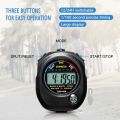 Electronic Digital Sport Stopwatch Timer with Date Time Alarm Compass. 