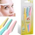 Reusable Face Eyebrow Razor For Women Facial Hair | Painless and Safe Facial Hair Remover For Eyebrows, Upper Lip, Forehead, Peach Fuzz, Side Locks, Chin and Sideburns (3 Razors Set. 