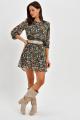 C&S Women's Multi Lined Chiffon Dress K410. 