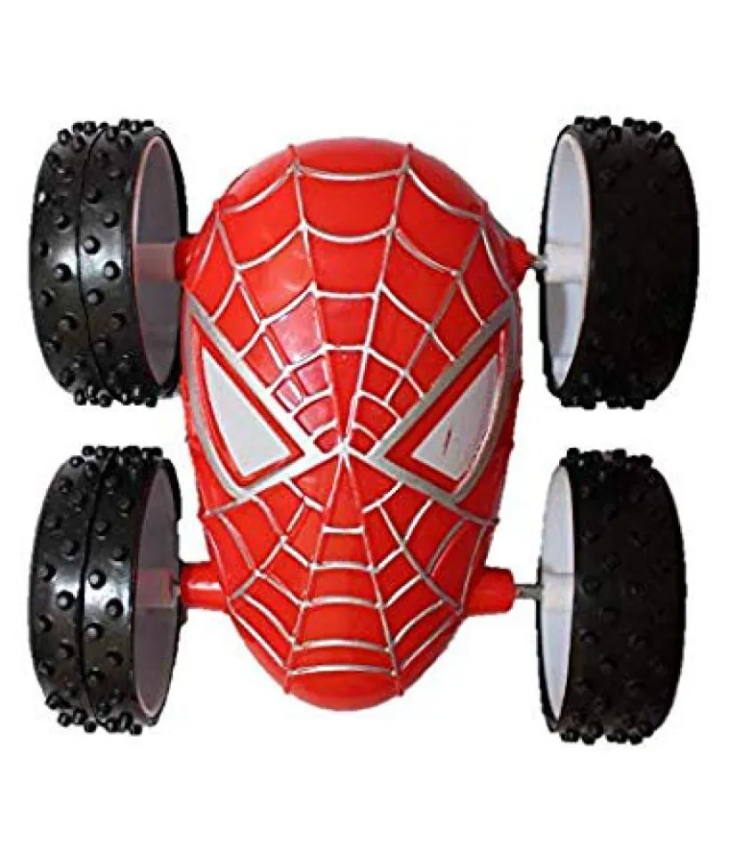 2 Pcs Mini Spiderman Friction Powered Car Toy For Kids and Boys 2 Side Vehicle Toys Daraz.pk