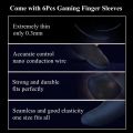 ENRG 2 Fingers Touch screen Gloves for Sweaty Hands Ultra-Thin Anti-Sweat Breathable Seamless Gaming Gloves for Tablet iPad Mobile Phone PUBG Game. 