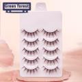 Green forest Eyelashes Realistic Little Devil Eyelashes Cosplay Lashes. 