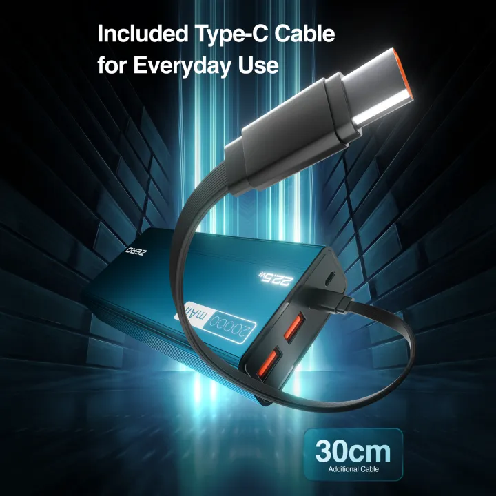 Zero%C2%AE%20Lumin%20L-200%20Power%20Bank%2020000mAh%2022.5W%20Fast%20Charging%20PowerBank%20%7C%20QC%203.0%20Powerbank%20%7C%20USB-C%20Input/Output%20Powerbank%20%20%7C%20Built-in%20Cable%20Powerbank%20%7C%20Aluminum%20Body%20Powerbank%20%7C%20Portable%20Powerbank%20%20%7C%20Fast%20Charge%20Power%20Bank%20for%20Android%20&%20IOS%20-%20Image%207