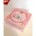 New Born Baby Girl announcement boxes, sweet or candy boxes for 1000 to 1500 gram sweet. 