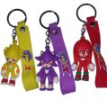 SONIC 3D KEY CHAIN PVC NON TOXIC FOR KIDS. 