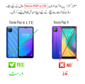 Tecno Pop 4 LTE Shockproof Armor Case Matte Translucent Hybrid Back Cover with Camera Protection. 