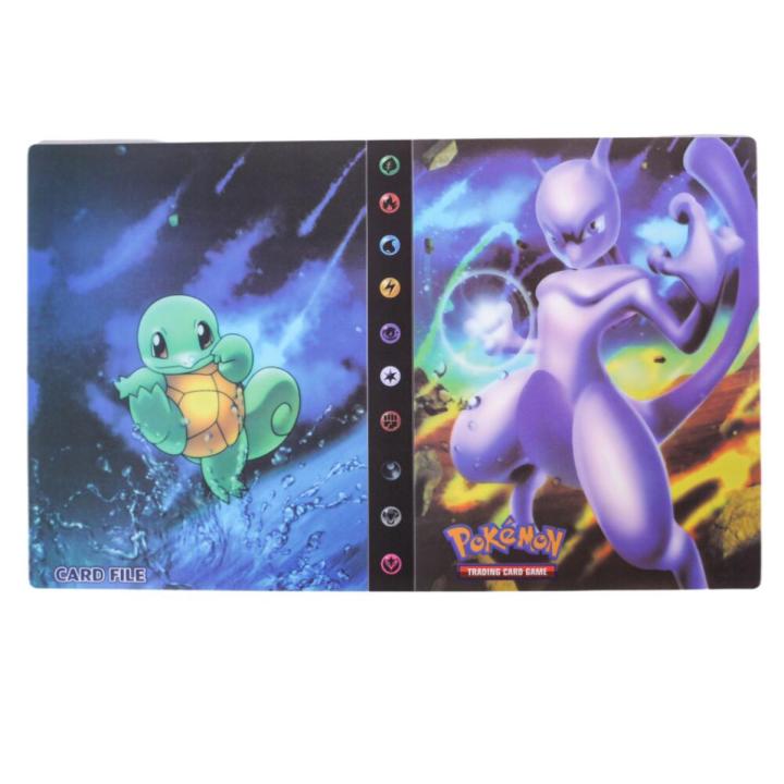 240 Card 4 Pocket Album Pokemon Playing Game Card Binder Book Display Livre Pokemon Map Collection Holder Folder Kids Toy Gift