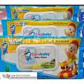Care Baby Wipes Jumbo Size with 80 Pcs Pack Of 3. 