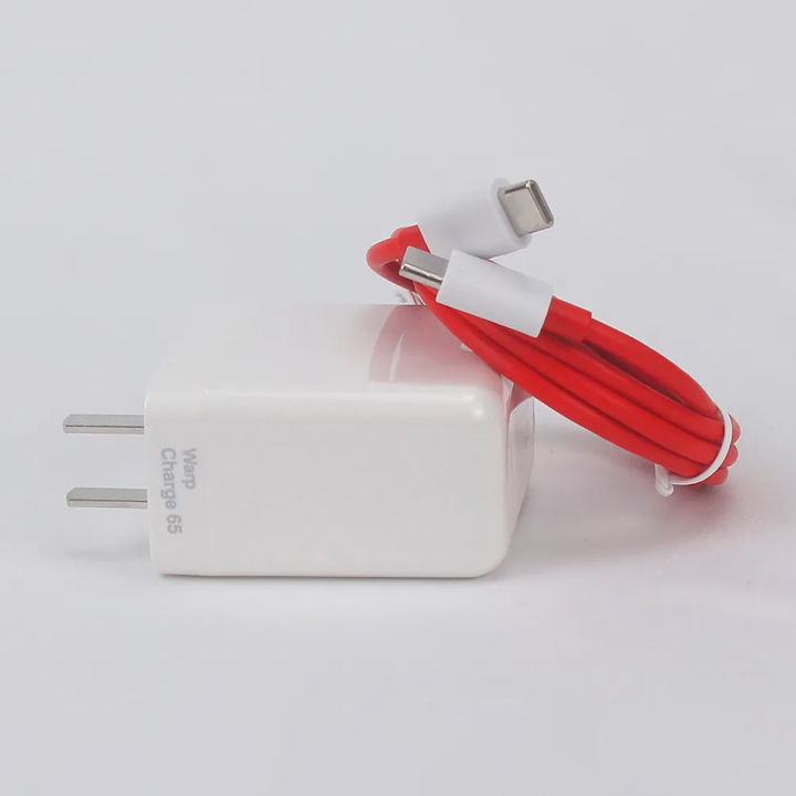Warp Charger 65W - OnePlus Fast Charging USB-C to USB-C Adapter and Cable