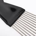 Afro Hair Comb Hairdressing Curly Hair Brush Pick Curly Styling Tool Black. 