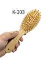 1 PC 100% Bamboo Hair Brush Square Brushes for Hair, Wood Hair Brush,Combs Large Square Paddle Brush Wood Massage Brush with Wood Bristles, Soft Paddle Styling Brush, Wood Brush, Male Brush,Hairbrush for Women. 