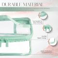 Discover the Elegance of Crystal Clear Beauty: Premium Double-Layer Transparent Cosmetic Bags for Organized Bliss! designed makeup bags combine practicality, style, and durability. Crafted from premium. 