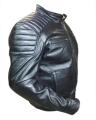 leather jacket - strips style - 100% original leather - water resistant. 