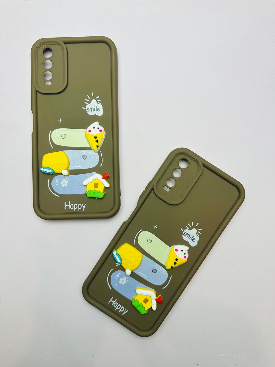 Lahore Mobile Case 3D Doll Luxury Back Cover for Vivo Y20, Y12A, Y12S, Y20i, Y20S, Y20 2021 Soft Silicone Protective Case for Girls, Shock Absorption, Precise Cutouts, Cute and Stylish Design 6