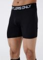 Black Soft Boxer Briefs for Men Hustlers only Men's Microfiber Boxer Brief Underwear, performance athletic fit, underwear for boy, underwear. 