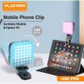 Plokama U80 Pro Portable RGB LED Light Photography Lamp Video Light for Mobile RGB LED on-Camera Video Pocket Light 4.5W Color Temperature 3000K-99000K with Magnetic Attraction Rechargeable Action Cameras Video Shooting YouTube Tiktok Video Conferencing. 