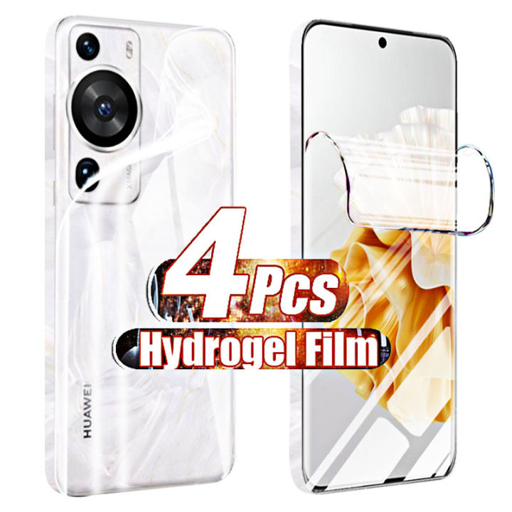 Glas 0E Not50 P4060 Pro for Huawei P Film 4-1P Clear Hydrogel Thin CS Gel Suitable Screen Protector for Huawei P60 P Pro + Art 5 Case Back