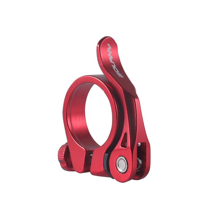 Quick Release Seat Tube Clamp Quick Release Bike Seat Clamp Easy Install High Strength Aluminum Seatpost Clamp for Cyclists Bicycle Seat Post Clamp