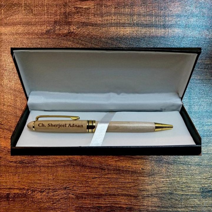 CUSTOMIZED WOODEN PEN WITH BOX PACKING - Main Image