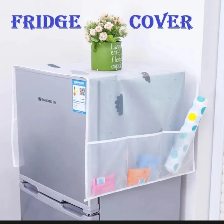 Fridge%20Dust%20Cover%20Waterproof%20Refrigerator%20Dustproof%20Cover%20with%206%20Pocket%20Household%20Freezer%20Top%20Hanging%20Bag%20Fridge%20Storage%20Bag%20Organizer%20-%20Image%202