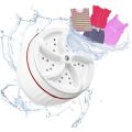 Portable Mini Ultrasonic Turbine Washing Machine Turner USB Powered. 