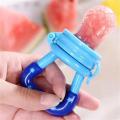 Pack of 2 | Baby Silicone Squeeze Spoon Feeder with Fruit Pacifier. 