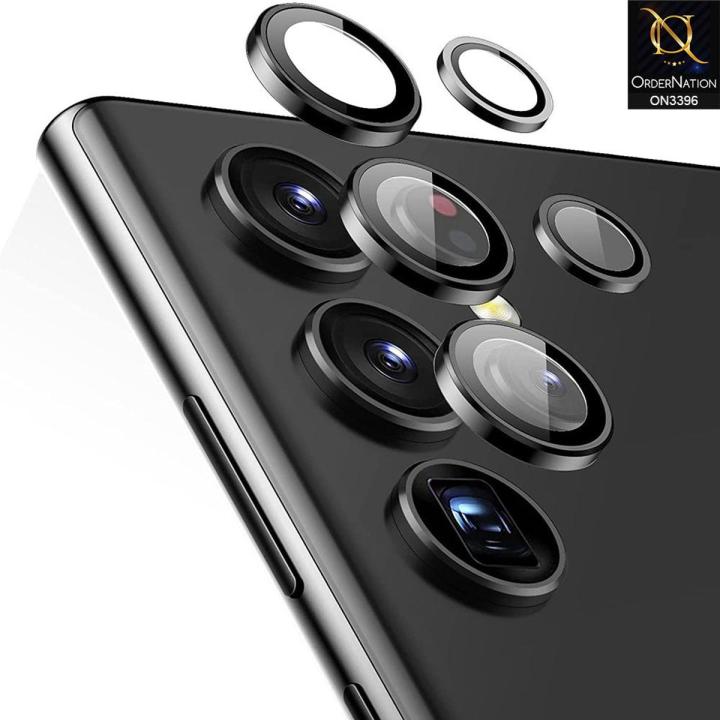 Samsung Galaxy S22 Ultra 3D Back Camera Protector Black