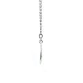 12 Zodiac Sign Necklace Zodiac Signs Cabochon Glass Crescent Moon Pendant Clavicle chain Necklace Birthday Gifts for Women. 