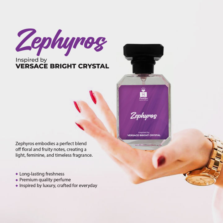 Zephyros Perfume for Girls Romantic Fragrance Fresh Floral Fragrance