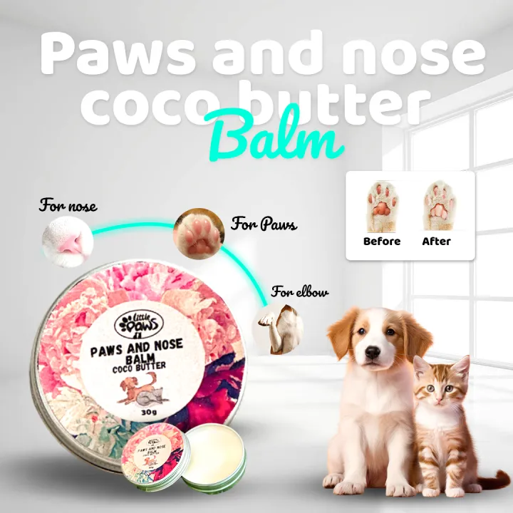 Little Paws Pet Nose And Paw Balm Natural Balm for Dogs and