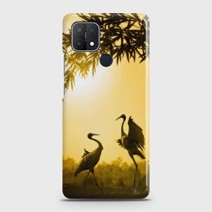 Realme_C25s Cover - SkinLee HQ Hard Case - Lovely SandhillCrane Dance - SKINLEE-451-1-992-717