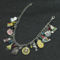 Cartoon Gravity Falls Bill Cipher Figure Toys Gravity Falls Bracelet Alloy Metal Charm Bracelets For Fans Toys Gifts. 