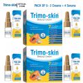 Pack of 6 - 2 Skin Whitening Creams + 4  Skin Lightening Serums - Achieve Radiant and Whitened Skin. 