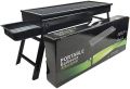Portable Folding Charcoal Barbecue Grill, Foldable BBQ Grill Stand, Portable Foldable Charcoal BBQ Indoor/Outdoor Living Barbecue Cooking Grill Stand, Stainless Steel Grill. 