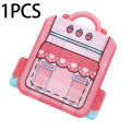 1/6Pcs Snack Bag Cute Cartoon Backpack Jewelry Small Object Storage Pouch Cookies Candy Portable Handbag Festival Gift Bags Jewelry Packing. 