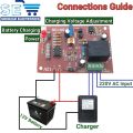 12V Battery Cut Off Charging Circuit Control Board Intelligent Automatic Charger. 