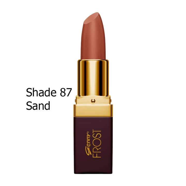 Genny Lip Stick Frost Lipstick Shade 87 Sand