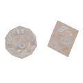 7Pcs DND Dice Set Beautiful Dice for Roleplaying Games Dungeon and Dragons Table Board Roll Playing Transparent Pink. 