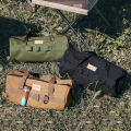 Storage Tent Stakes Bag Organizer Bag Compact Bag Canvas Material Tent Peg Storage Heavy-duty Bag Waterproof Bag Camping Tool. 