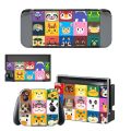 Vinyl Screen Cute Skin Animal Crossing Protector Stickers for Nintendo Switch NS Console + Joy-con Controller Skins Decal Cover. 