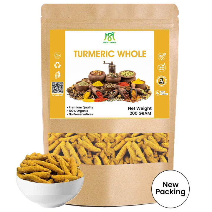 Turmeric whole / Haldi Sabut / Haldi sunda 200 GM