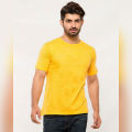 Plain YELLOW T-Shirt For Men. 
