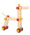 Multi-Functional Nut Combination Wooden Construction Screw and Joints Set Toy for Kids. 