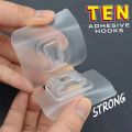 20PCs  Double Sided Strong Adhesive wall hook , Wall Hooks , Double Wall Hooks , Suction Hook , stick hook , Wall-Sticking Hooks Without Punching and Nails, Waterproof and Oil-Proof, Heavy-Duty Self-Adhesive Hooks for Bathroom and Kitchen. 