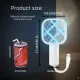 Electric Mosquito Killer Lamp UV Light Insect Trap USB Bug Zapper for Home Indoor.